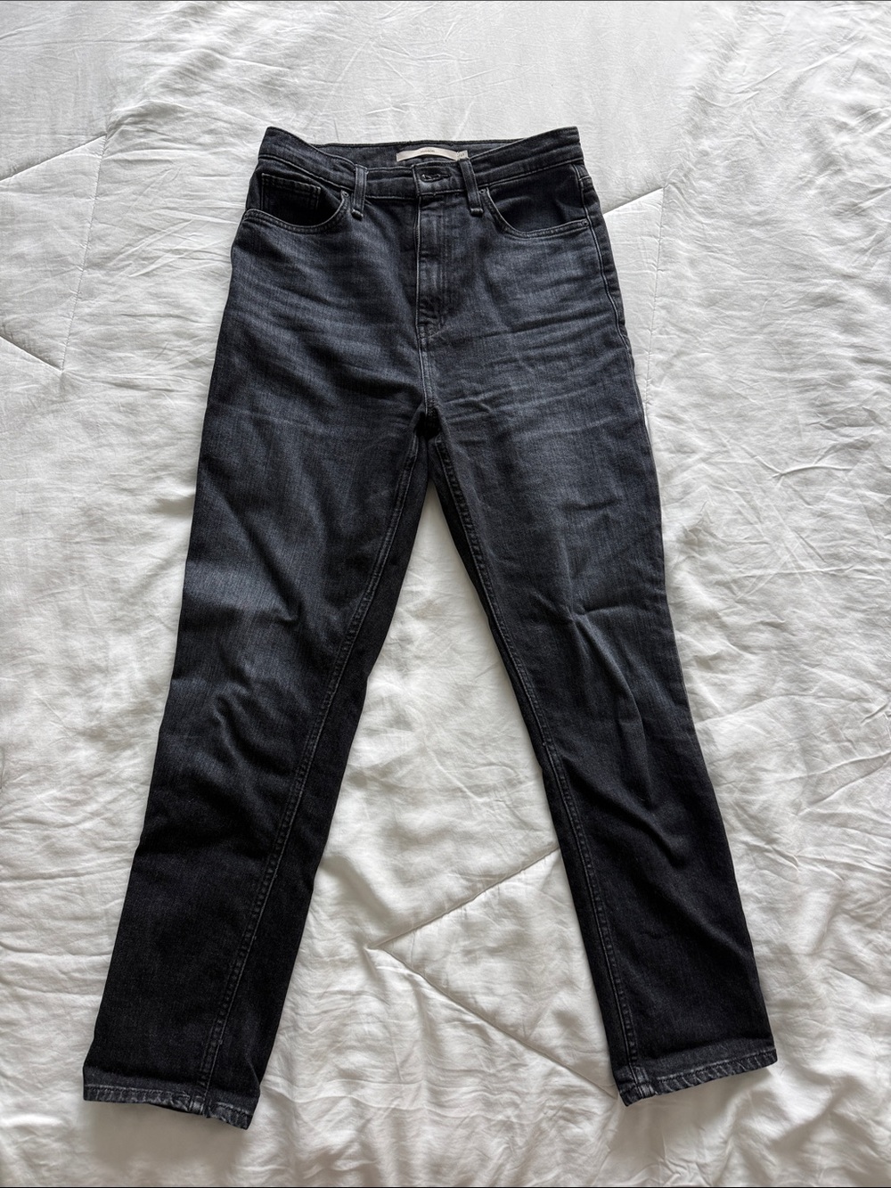 Hudson Jeans Women’s Straight-Leg Jeans in Black Wash